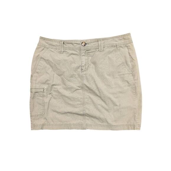 EDDIE BAUER Skirt Tan Brown Mini Women's Size 8 - Picture 1 of 6